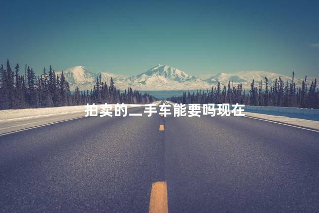 拍卖的二手车能要吗现在