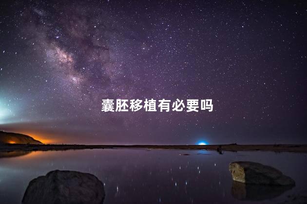 囊胚移植有必要吗