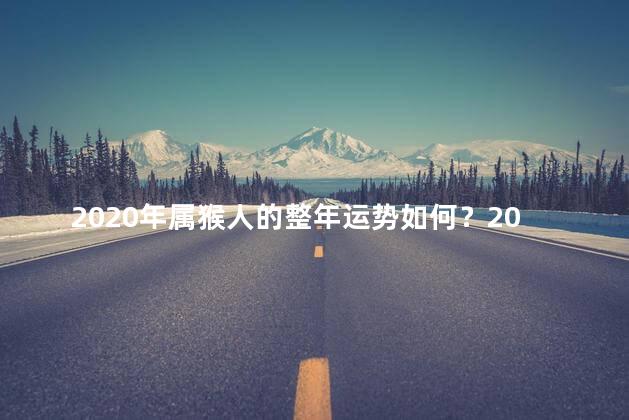 2020年属猴人的整年运势如何？2020年属猴人运势预测