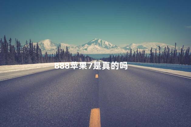 888苹果7是真的吗