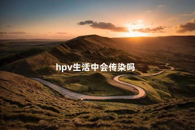 hpv生活中会传染吗，hpv坐马桶会传染给家人吗