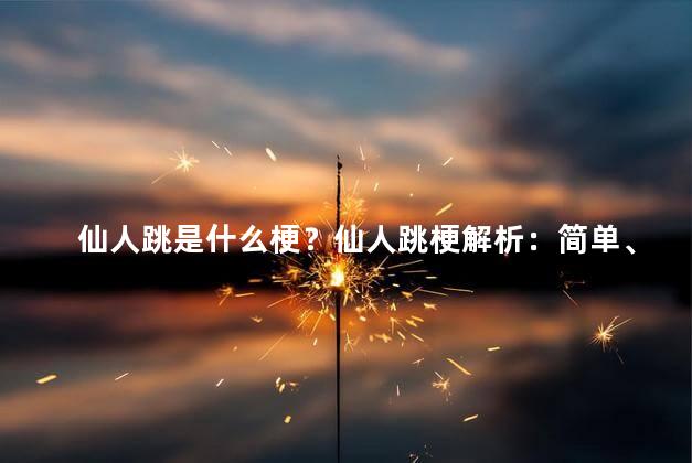 仙人跳是什么梗？仙人跳梗解析：简单、有趣、全面