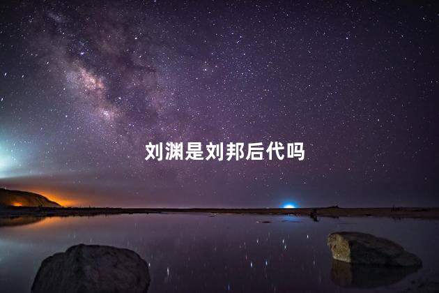 刘渊是刘邦后代吗，刘渊是匈奴人吗