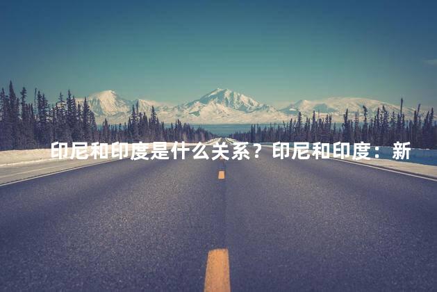 印尼和印度是什么关系？印尼和印度：新旧友好邦（29字）