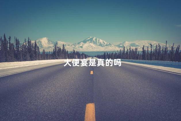 大便宴是真的吗