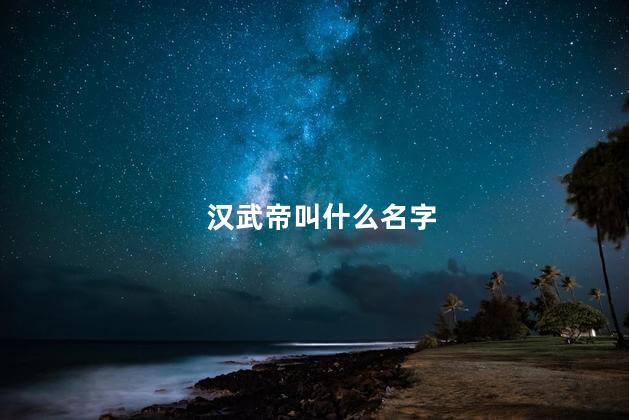 汉武帝叫什么名字，汉文帝叫什么名字