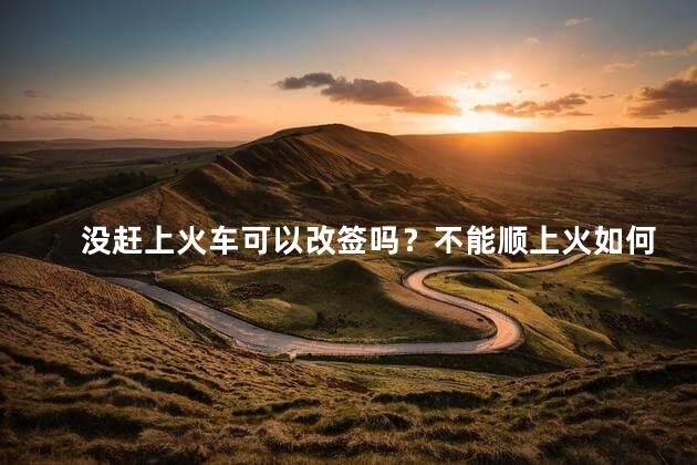 没赶上火车可以改签吗？不能顺上火如何改签