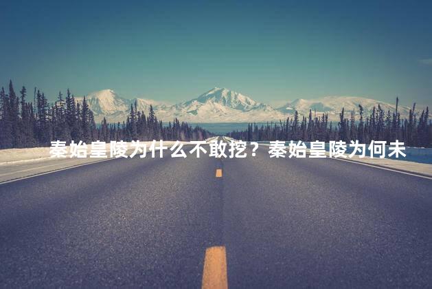 秦始皇陵为什么不敢挖？秦始皇陵为何未被挖掘？