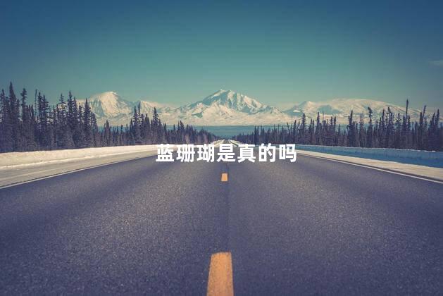 蓝珊瑚是真的吗