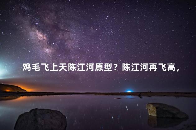 鸡毛飞上天陈江河原型？陈江河再飞高，鸡毛继续翱翔
