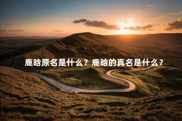 鹿晗原名是什么？鹿晗的真名是什么？